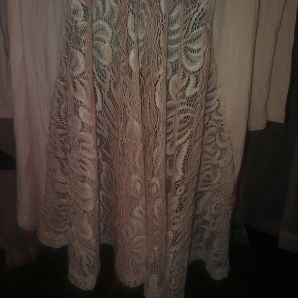 NWOT, Light Pink Long Topper - Picture 5 of 8